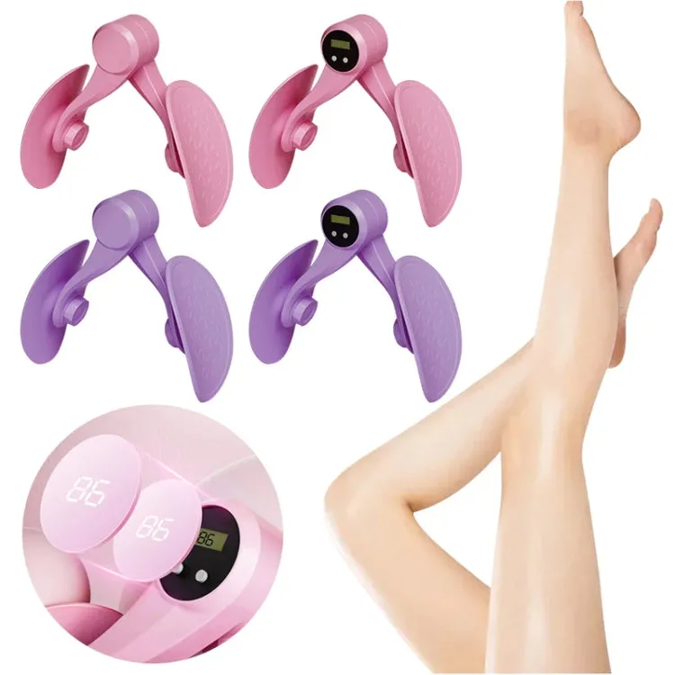 Yoga Clip Legs Pelvic Muscle Trainer Kegel Exercise Postpartum Repair Slim Legs Equipment, Color: Purple