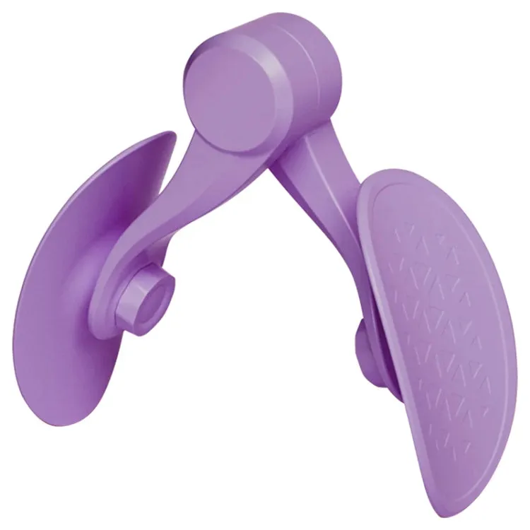 Yoga Clip Legs Pelvic Muscle Trainer Kegel Exercise Postpartum Repair Slim Legs Equipment, Color: Purple