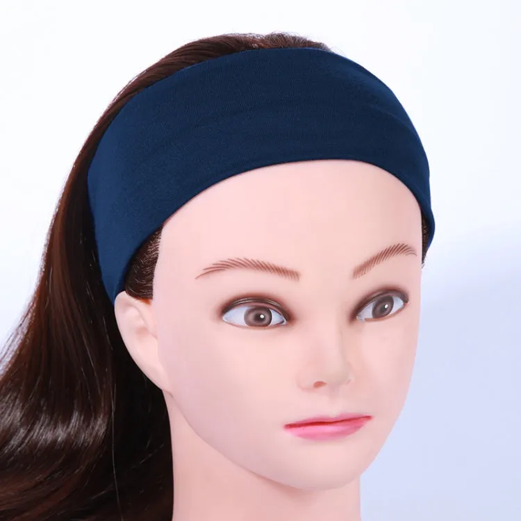 Yoga Fitness Hair Band Headband, Size: About 21 x 7cm(Navy Blue)