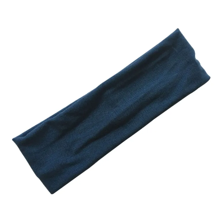 Yoga Fitness Hair Band Headband, Size: About 21 x 7cm(Navy Blue)