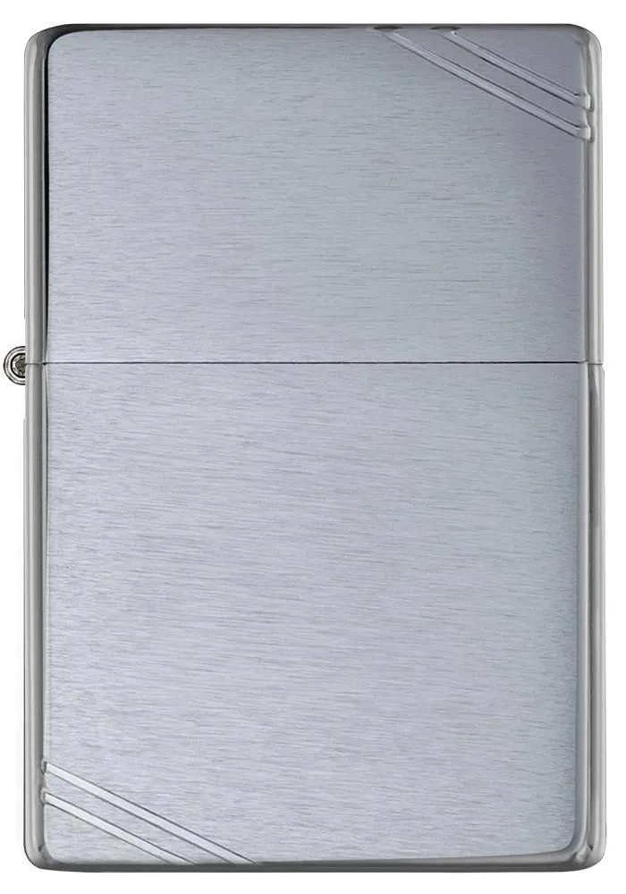 Zippo Vintage Brushed Finish Chrome - 230