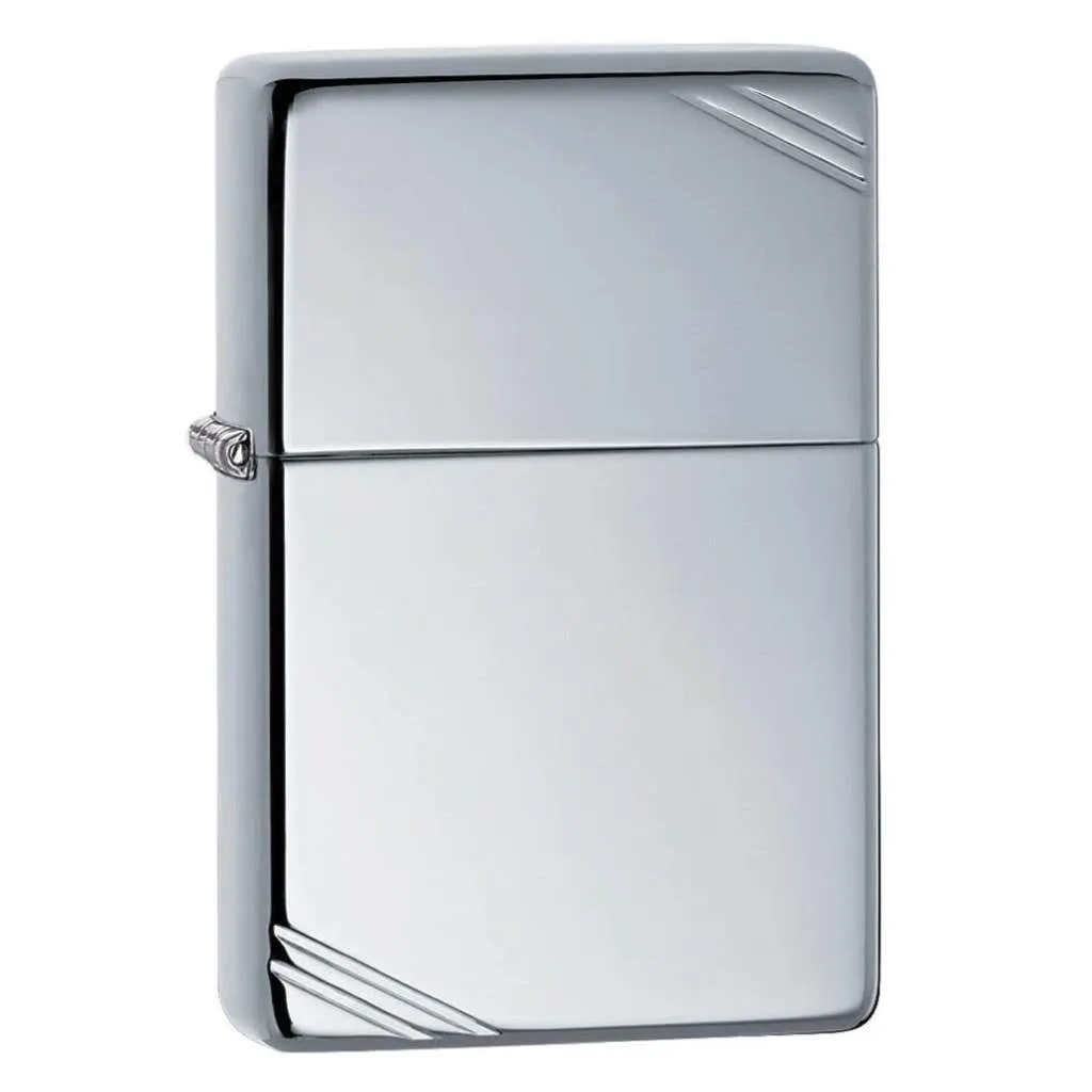 Zippo Vintage High Polish Chrome With Slash - 260